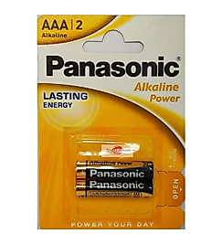 PANASONİC ALKALİN POWER 1,5 VOLT İNCE KALEM PİL ( 2'Lİ )