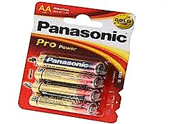 PANASONIC ALKALIN PRO POWER 1,5 Volt Kalem Pil 4'lü ( LR6PPG/4BP)