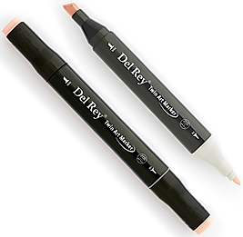 DEL REY GRAFİK MARKÖR TWIN MN-DR135 PALE CHERRY PINK