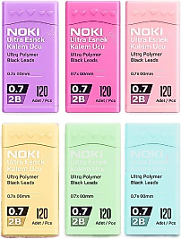 NOKİ MİN 2B 0,7 60mm 120'Lİ PASTEL 7216P-07