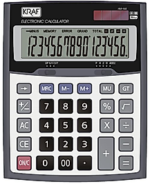 KRAF HESAP MAKİNESİ MASAÜSTÜ 16 HANE HM-165