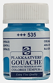 Talens Guaj Boya 16 ML 535 - Cerulean Blue