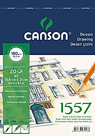 CANSON RESİM VE ÇİZİM BLOĞU 1557 A5 180 GR 20 YP FCNS18020A5US