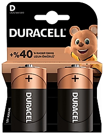 DURACELL PİL 2 Lİ D BÜYÜK BOY LR-20