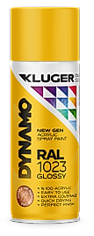 KLUGER DYNAMO Akrilik 400 Ml. Sprey Boya Krom Sarı RAL 1023 (126)