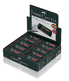 FC 7089/20 Siyah Silgi, PVC-Free, 20 (188923)