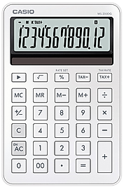 CASIO HESAP MAKİNESİ MASAÜSTÜ MS-200DQ-WE-W-DP