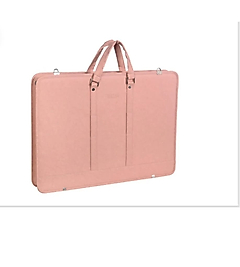 BBack Suni Deri Proje Çantası 40x55cm Pembe