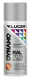 KLUGER DYNAMO Akrilik 400 Ml. Sprey Boya Açık Gri RAL 7035 - (115)