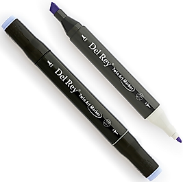 DEL REY GRAFİK MARKÖR TWIN MN-DR145 PALE LAVENDER
