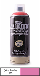 ARTDECO SPREY BOYA AKRİLİK 400 ML PEMBE Y-400-335