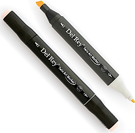 DEL REY GRAFİK MARKÖR TWIN MN-DR131 SKIN WHITE