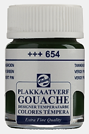 Talens Guaj 16 ML 654 - Fır Green