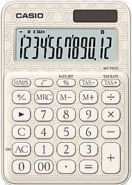 CASIO HESAP MAKİNESİ MASAÜSTÜ MS-20UC-JWE 12 HANE