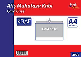 KRAF AFİŞ MUHAFAZA KABI A4 2004