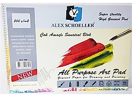 ALEX RESİM DEFTERİ 200GR 35x50 SPİRALLİ 15 YP ALX-892