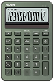 CASIO HESAP MAKİNESİ MASAÜSTÜ MS-200DQ-GN-W-DP