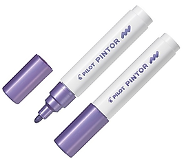 PILOT DEKORASYON KALEMİ PINTOR M METALİK MOR SW-PT-M-MV