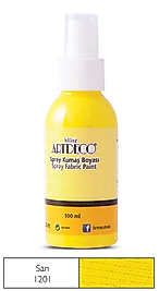 ARTDECO KUMAŞ BOYASI SPREY 100 ML SARI Y-010D-1201
