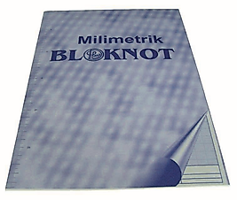 DEFNE - myoffice MİLİMETRİK BLOK A3 MAVİ 30 YP 2120