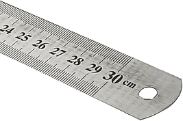 KRAF ÇELİK CETVEL 30 CM INCH ÖLÇÜLÜ 530G