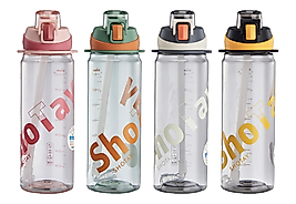 SHOTAY MATARA TRITAN 900 ML HANDLE (4 ASS.) SHT-ST-6627