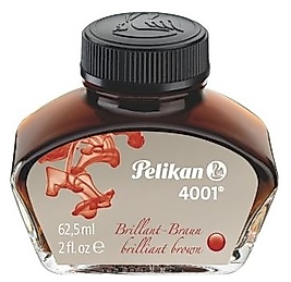 PELİKAN DOLMA KALEM MÜREKKEBİ 4001 62.50 ML KAHVERENGİ