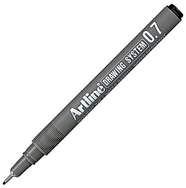 ARTLINE ÇİZİM KALEMİ DRAWING SYSTEM 237 0.7 SİYAH A-EK-237 BLACK