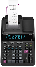 CASIO HESAP MAKİNESİ ŞERİTLİ DR-120RII-BK 12 HANE