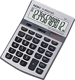 NOKİ HESAP MAKİNESİ 12 HANE H-MS010G GRİ