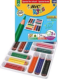 BIC KURU BOYA EVOLUTION ÜÇGEN SINIF PAKETİ 144 LÜ 887831