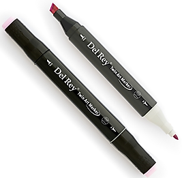 DEL REY GRAFİK MARKÖR TWIN MN-DR146 MAUVE SHADOW
