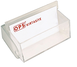 OPS KT 102 KARTVİZİTLİK KAPAKLI ŞEFFAF
