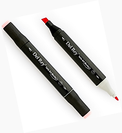 DEL REY GRAFİK MARKÖR TWIN MN-DR008 ROSE PINK