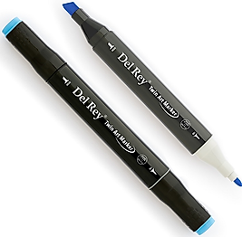 DEL REY GRAFİK MARKÖR TWIN MN-DR183 PHITHALO BLUE