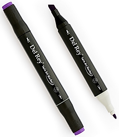 DEL REY GRAFİK MARKÖR TWIN MN-DR081 DEEP VIOLET