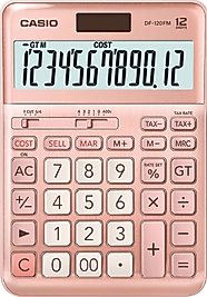 CASIO HESAP MAKİNESİ DF - 120FM - Pembe